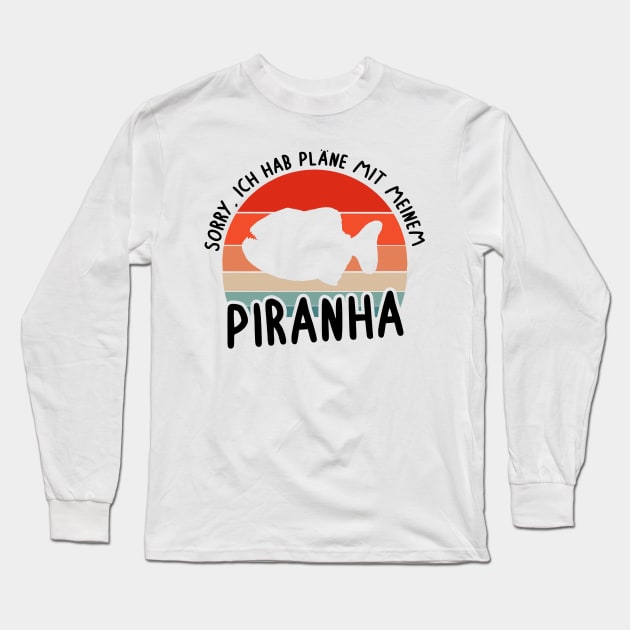 Pläne Piranha Kaufen Pazifik Aquarium Meer Long Sleeve T-Shirt by FindYourFavouriteDesign